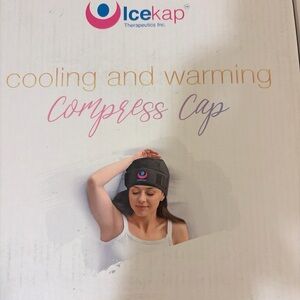 Icekap Cold Cap for Migraine Relief & Chemo, Longer Lasting Swappable Gel Packs